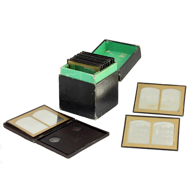 12 DAGUERREOTYPES    STEREO  vers 1855